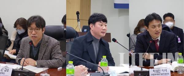 ▲ (왼쪽부터)전인 교수, 박철훈 위원장, 이상진 이사. ⓒ라이프인