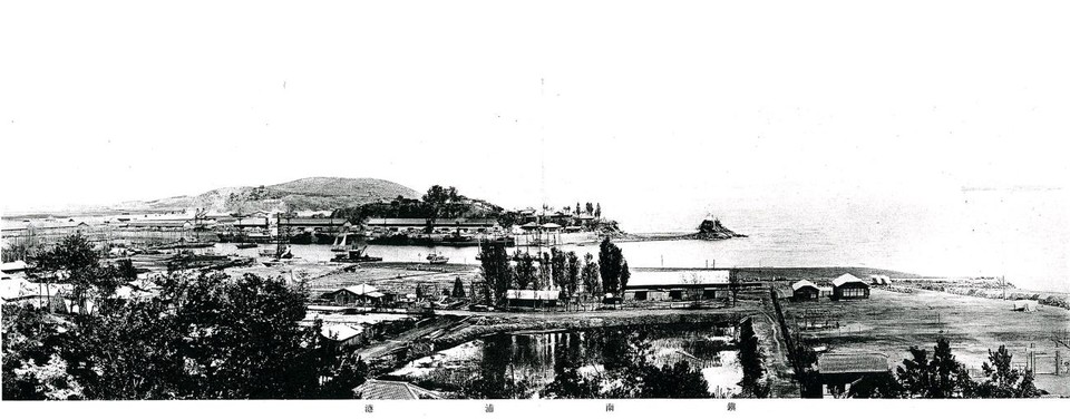 ▲ 진남포항의 모습(자료 :조선총독부 내무국, 『조선항만요람』, 1931년)